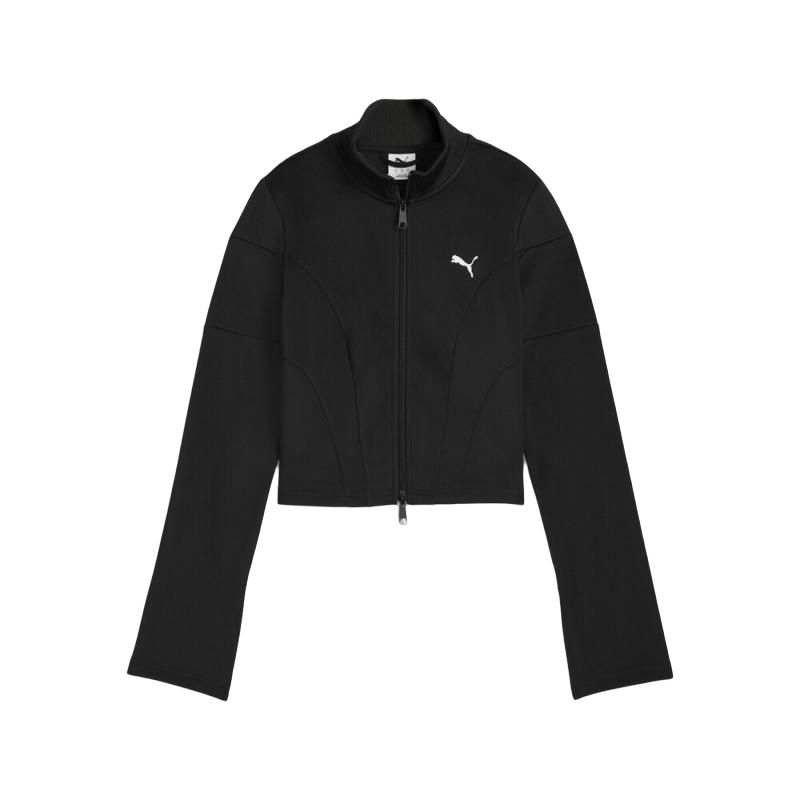 PUMA CROPPED Jackets Women's Black Stand Collar Moderate Other