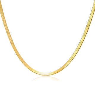 RAWNESS Titanium Steel Necklaces Unisex Gold, Silver