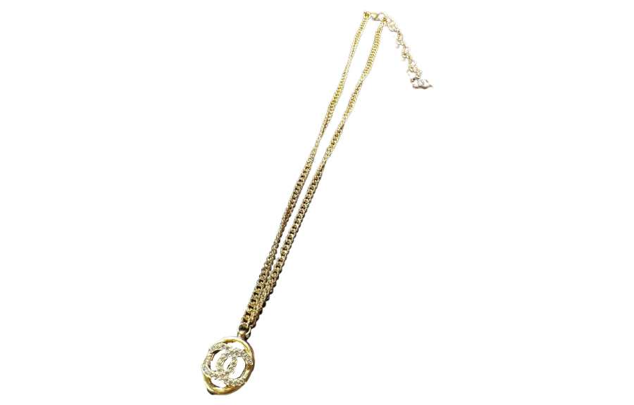 CHANEL CHANEL Double C Necklaces Unisex Gold
