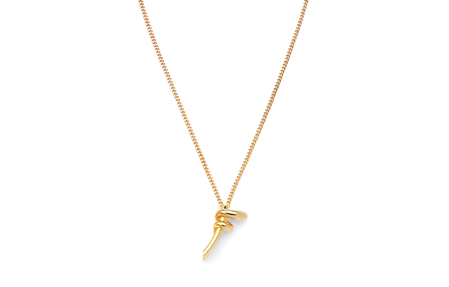 FENDI Brass Necklaces Unisex Gold