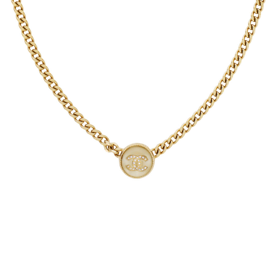 CHANEL Double C Metal Necklaces Women's