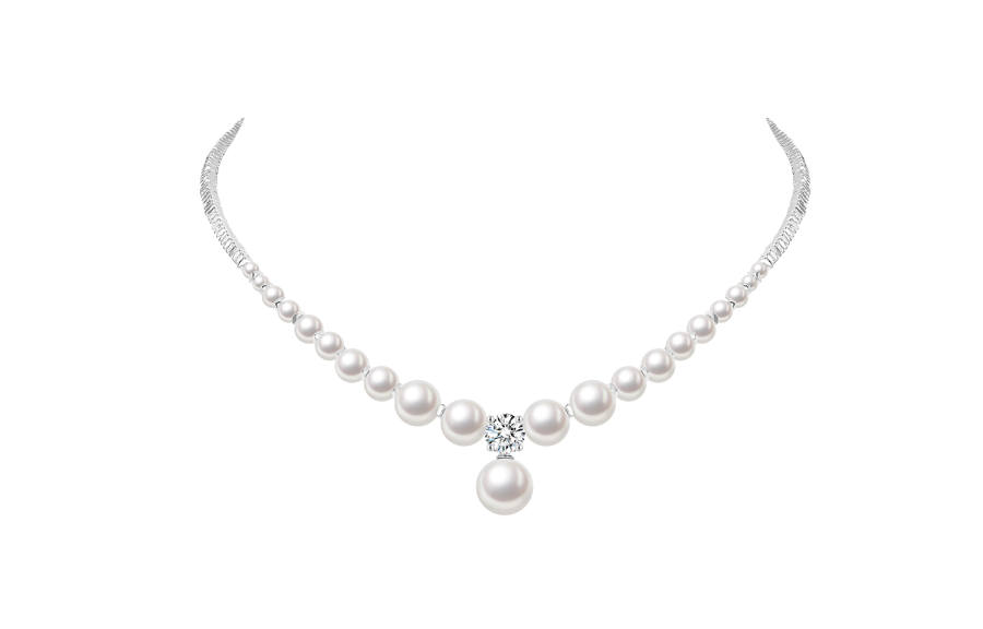 ZEGL Synthetic Cubic Zirconia Necklaces Women's