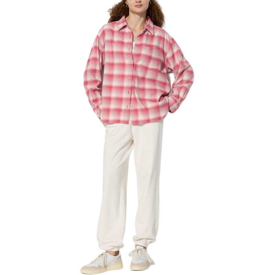 UNIQLO Shirt Women's Peach Pink