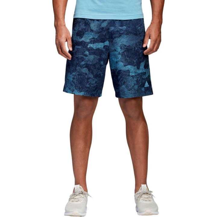 Adidas Adidas Essential CAMOUFLAGE Casual Shorts Men's Gray Blue