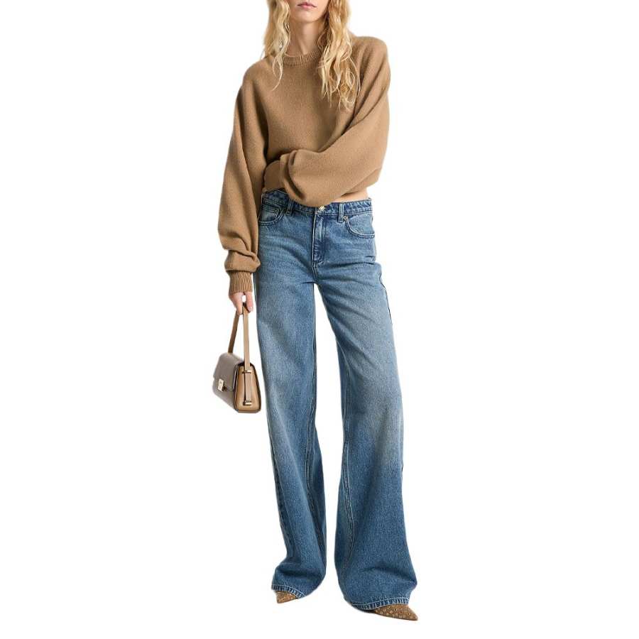 MICHAEL KORS Denim Wide Leg Jeans