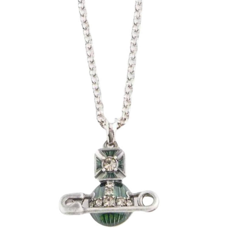 Vivienne Westwood Brass Pendant Necklaces Men's Silver