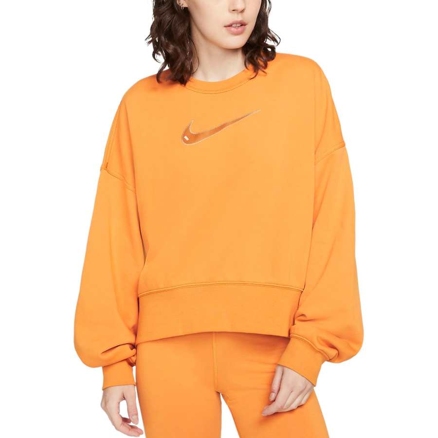 Nike Nike SwooshSportswear Sweatshirt Women's Light Curry/Pearl White/Desert Ochre