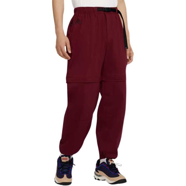 Nike Nike Casual Pants Men's Red Moderate Cuffed Pants