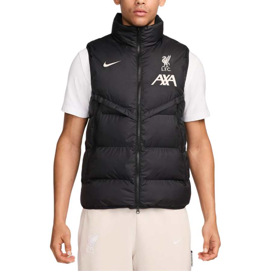 Nike Nike x Liverpool FC Storm FITPrimaLoft Strike Windrunner Vest Men's Black/Light Ore Brown