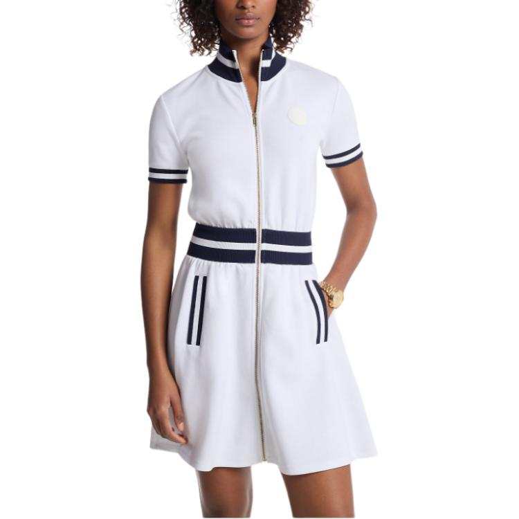 MICHAEL KORS Short Sleeved Dress Women's White