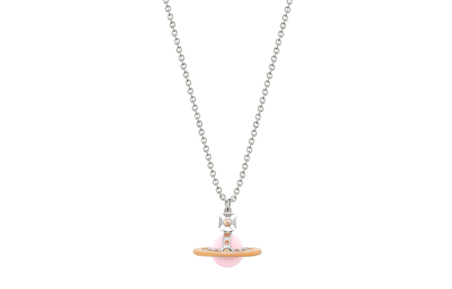 Vivienne Westwood Brass Necklaces Unisex Pink