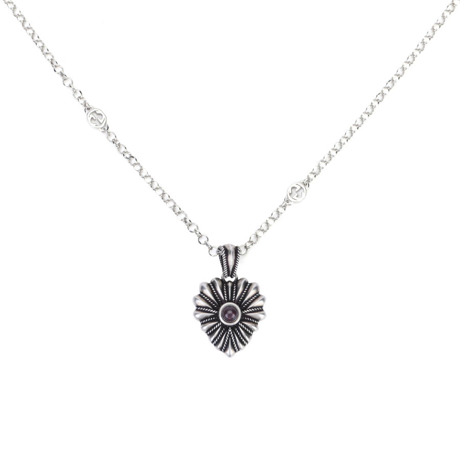 GUCCI GUCCI Interlocking Heart pendant Necklace