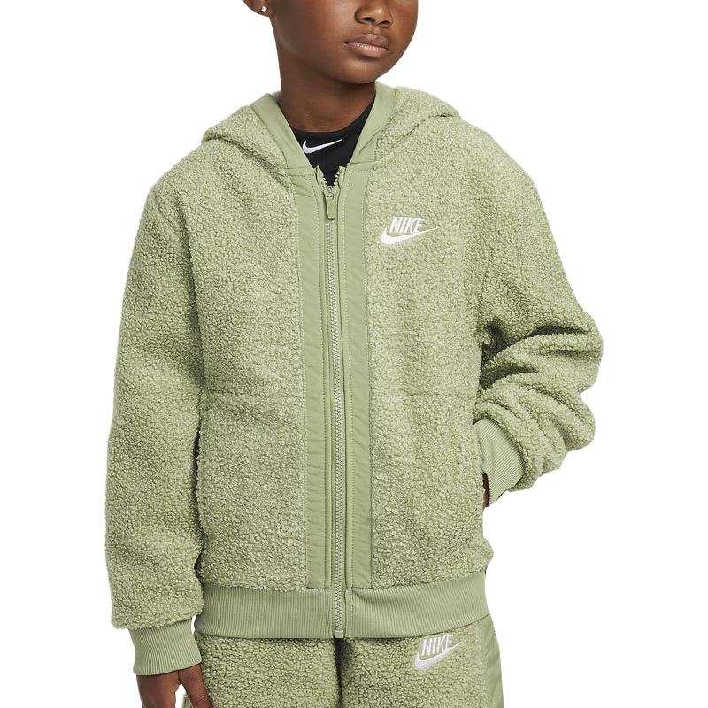 Nike Nike Jacket Sportswear Club Oil Green/Oil Green/White Kids'