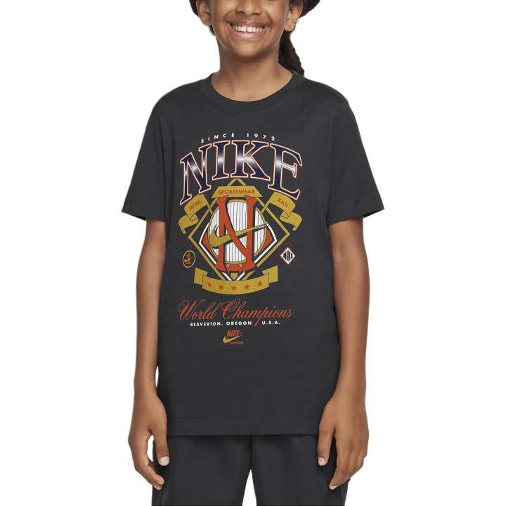 Nike Nike Sportswear FW24 T Shirt Black Teenagers