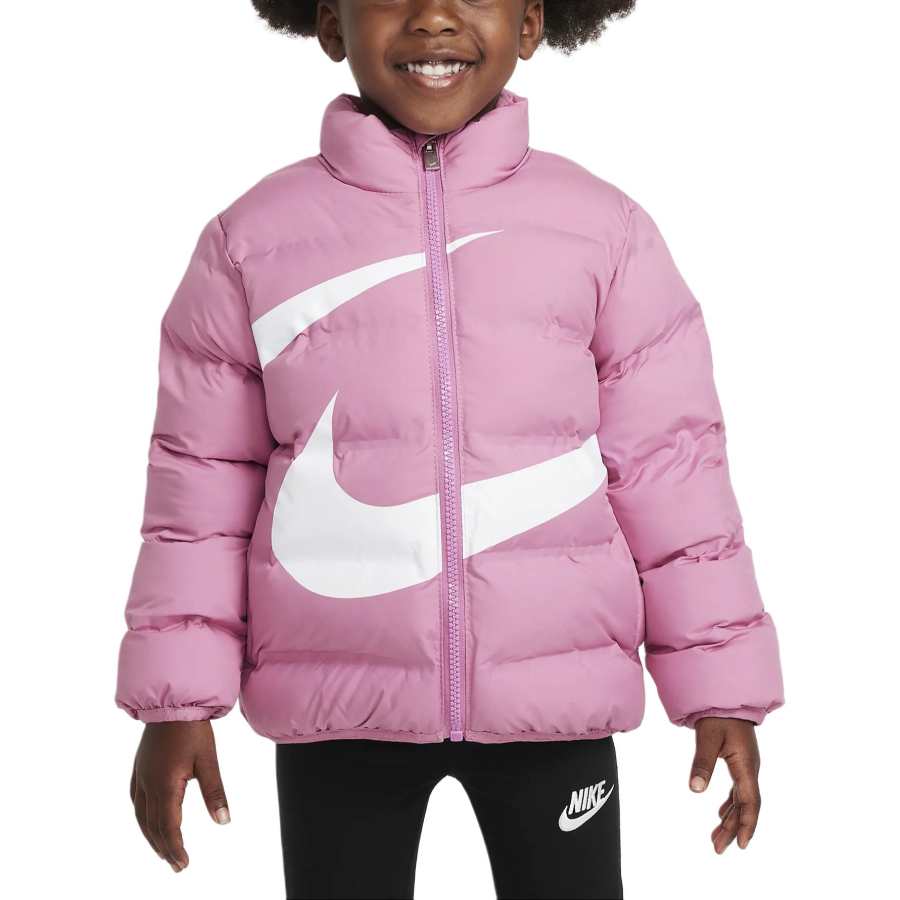 Nike Nike Padded Jacket Swoosh Magic Flamingo Children Aged 3 7 Years Old