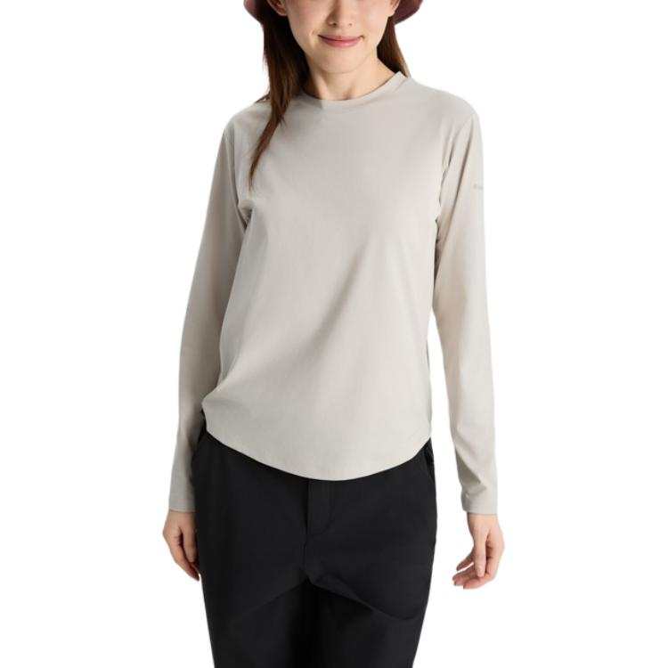 Columbia Transit Drop Shoulder Sleeve T Shirt Women's Light Khaki