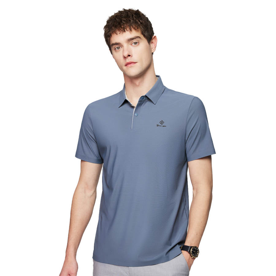 Hodo Polo Shirts Men's Polo Collar Thin Straight Fit