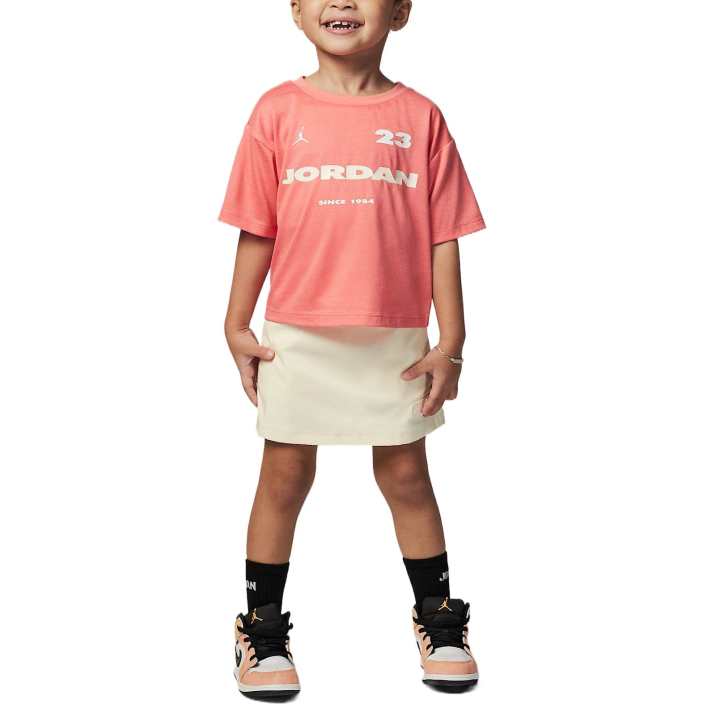 Jordan Kids' Jordan Skirt Set Red/Ecru