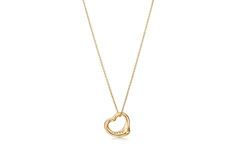 TIFFANY & CO. Elsa Peretti® 18k Gold Set With Diamonds Necklaces Women's Gold