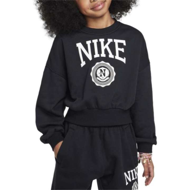 Nike Nike Sweatshirt Sportswear Club Black/White Teenagers