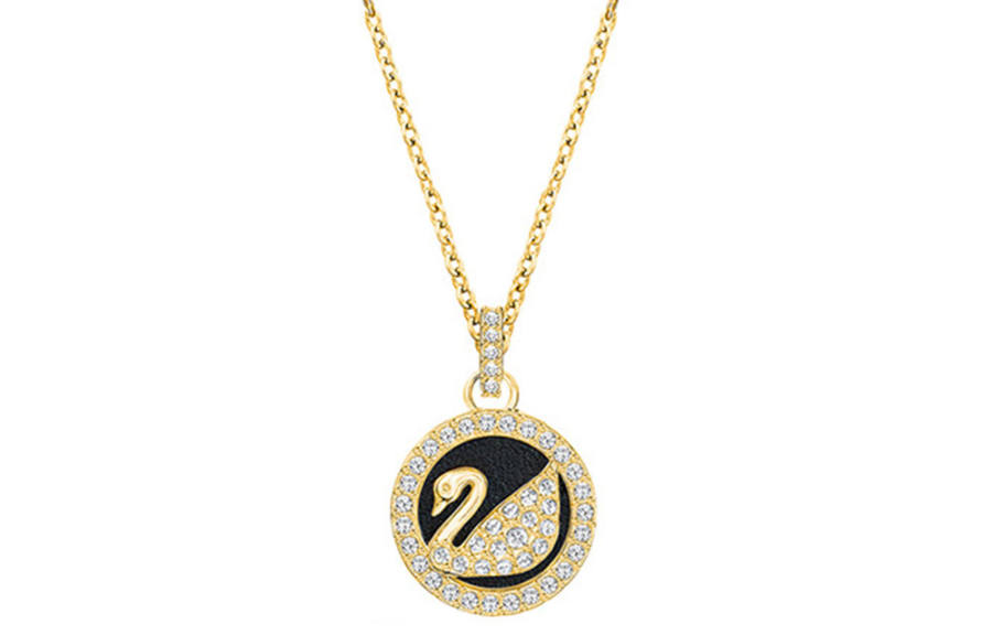 Swarovski Faux Crystal Stone Necklaces Women's Gold