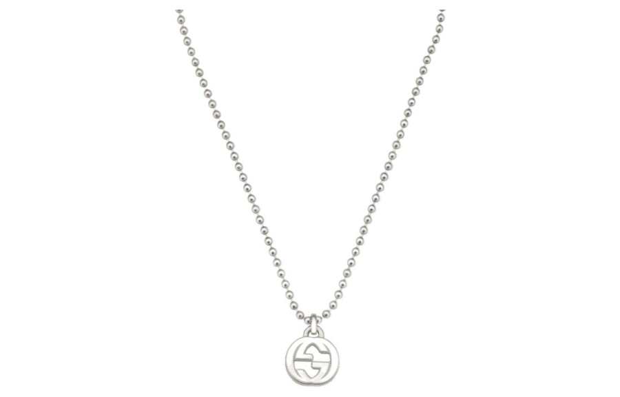 GUCCI GUCCI Interlocking G Necklace In Silver