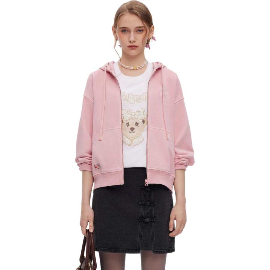 Teenie Weenie Sweatshirt Women's Pink
