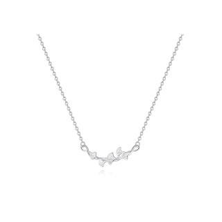 MGS 999 Fine Silver Unique Design Elegant Romantic Vintage Luxurious Aristocratic Atmosphere Gentle, Necklace Women's