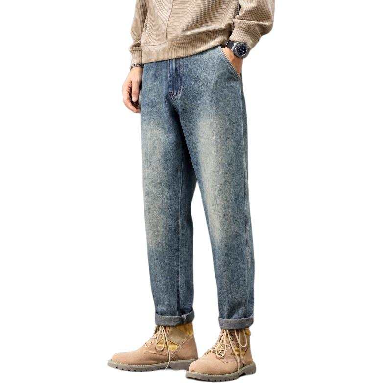 Tonlion Jeans Unisex Moderate Straight Fit Pants