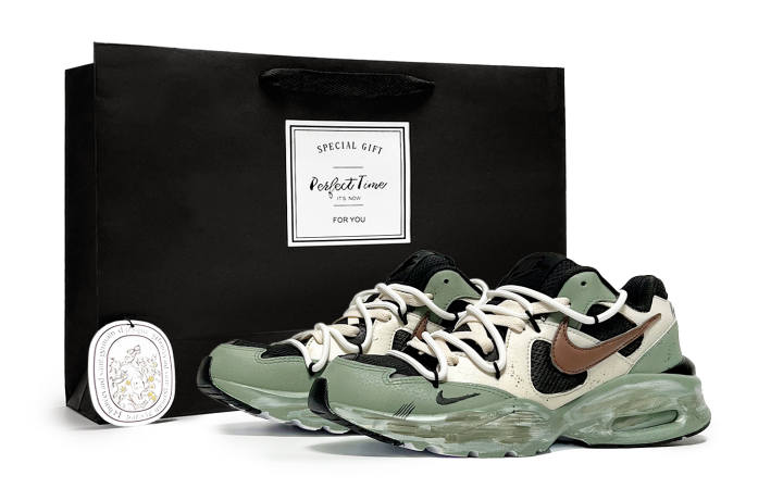 Nike Nike Air Max Fusion Low top Running Shoes Men's Green Yellow Black