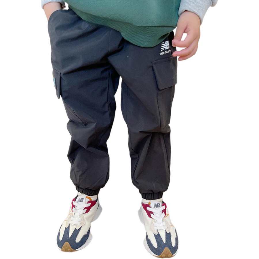 New Balance New Balance Full Length Pants Sports Life Collection Black Children Aged 3 7 Years Old