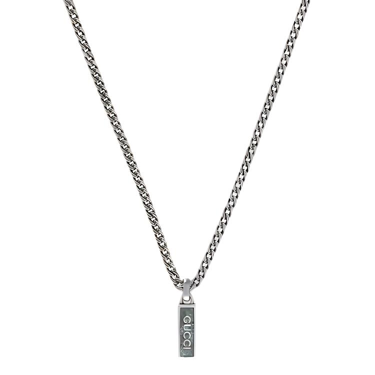GUCCI GUCCI 925 Sterling Silver Necklaces Unisex Silver