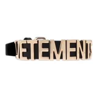 Vetements Logo Detailed Buckled Choker