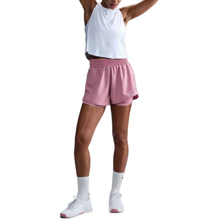 Nike Nike One Women's Dri FIT High Waisted 3' 2 in 1 Shorts
