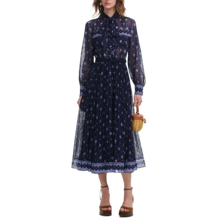 Self-portrait floral-print midi dress