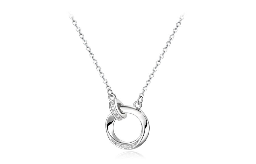 COPI COPI S999 Fine Silver Necklaces Women's Interlocked