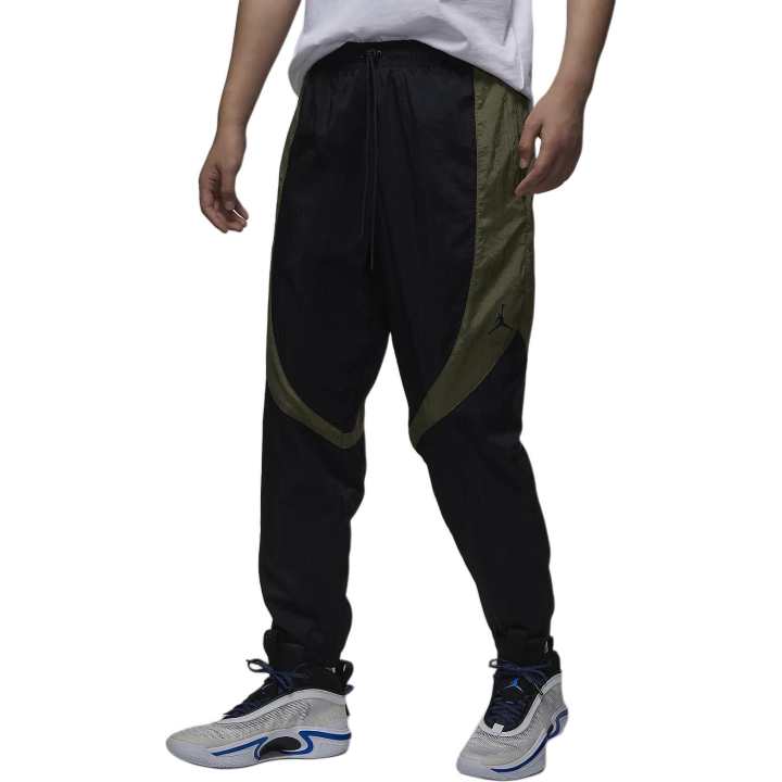 Jordan Jordan Sport Jam Casual Pants Men's Black/Medium Olive Green/Black