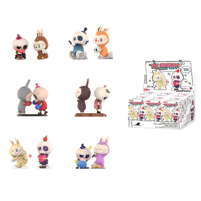 POP MART POP MART Labubu THE MONSTERS Mischievous Journal Creative Mystery Boxes Single Mystery Box/Full Box 6 Pcs