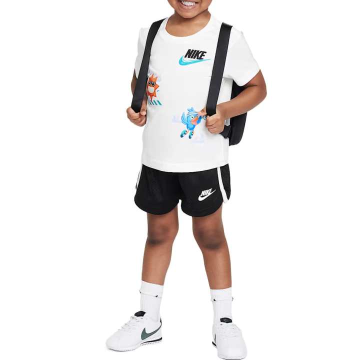 Nike Nike Casual Sportswear Dri Fit Black White Infant And Toddler