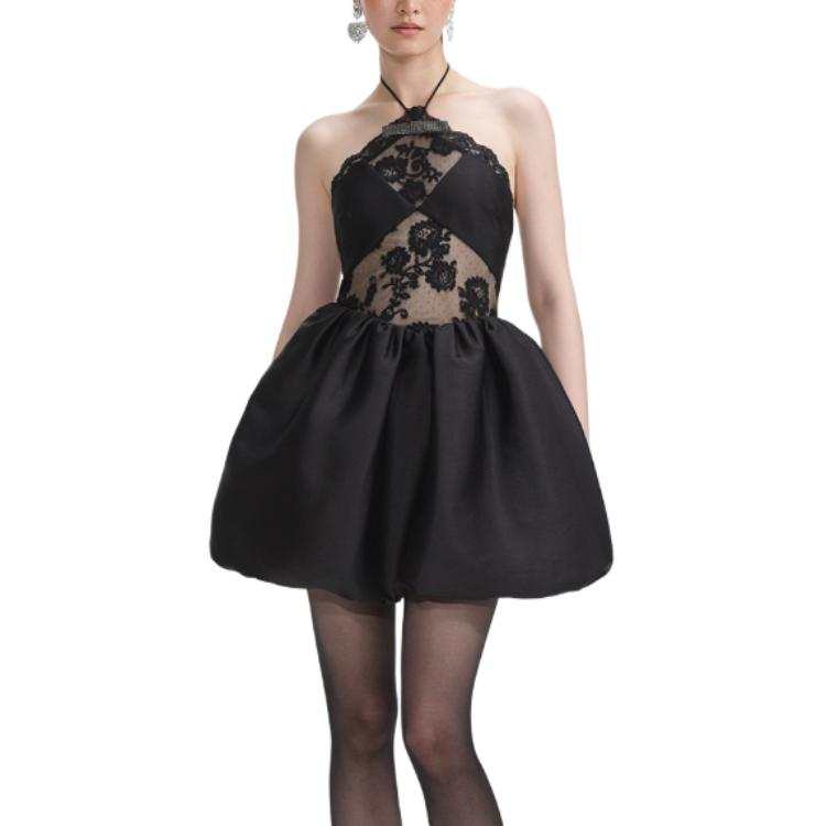 Self-portrait Self portrait Slip Dress Women's Classic Black