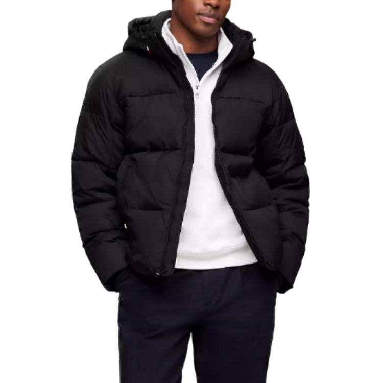 Tommy Hilfiger Puffer Jacket Men's Black