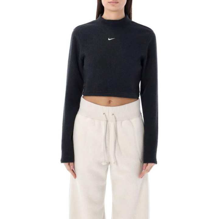 Nike Nike T Shirts Women's Black Stand Collar