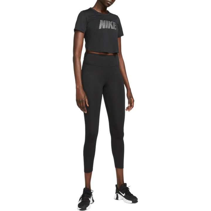 Nike Nike One Leggings Women's Black/Metallic Silver