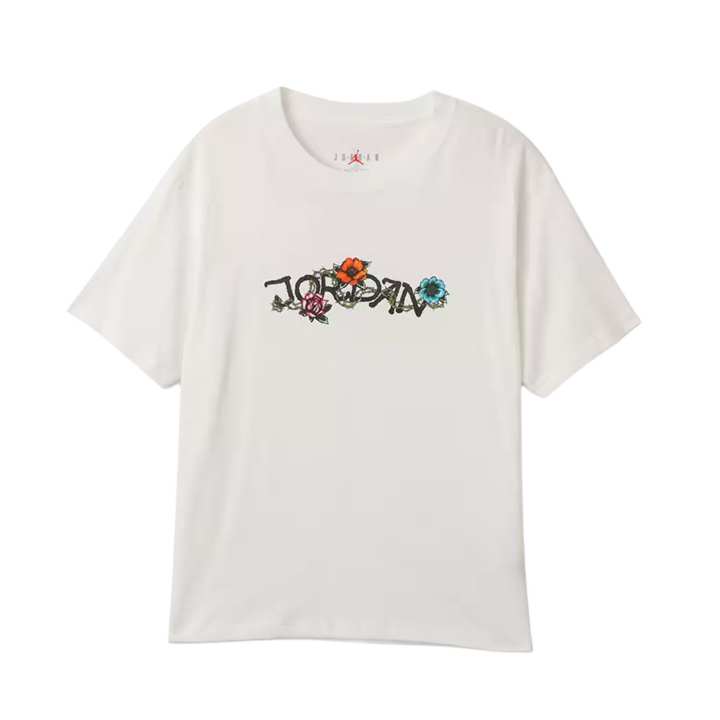 Jordan Jordan BRAND T Shirts Women's White/Black Crew Neck Moderate Other