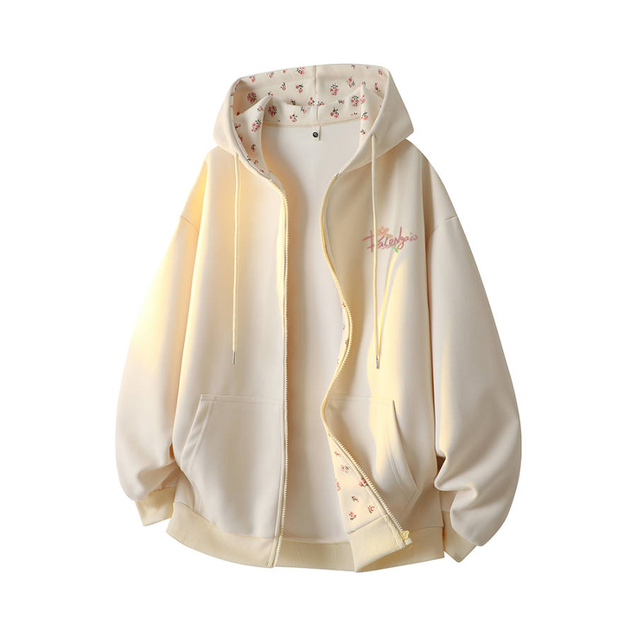 PAL ONGACO Sweatshirts Unisex Hooded Moderate Cardigan