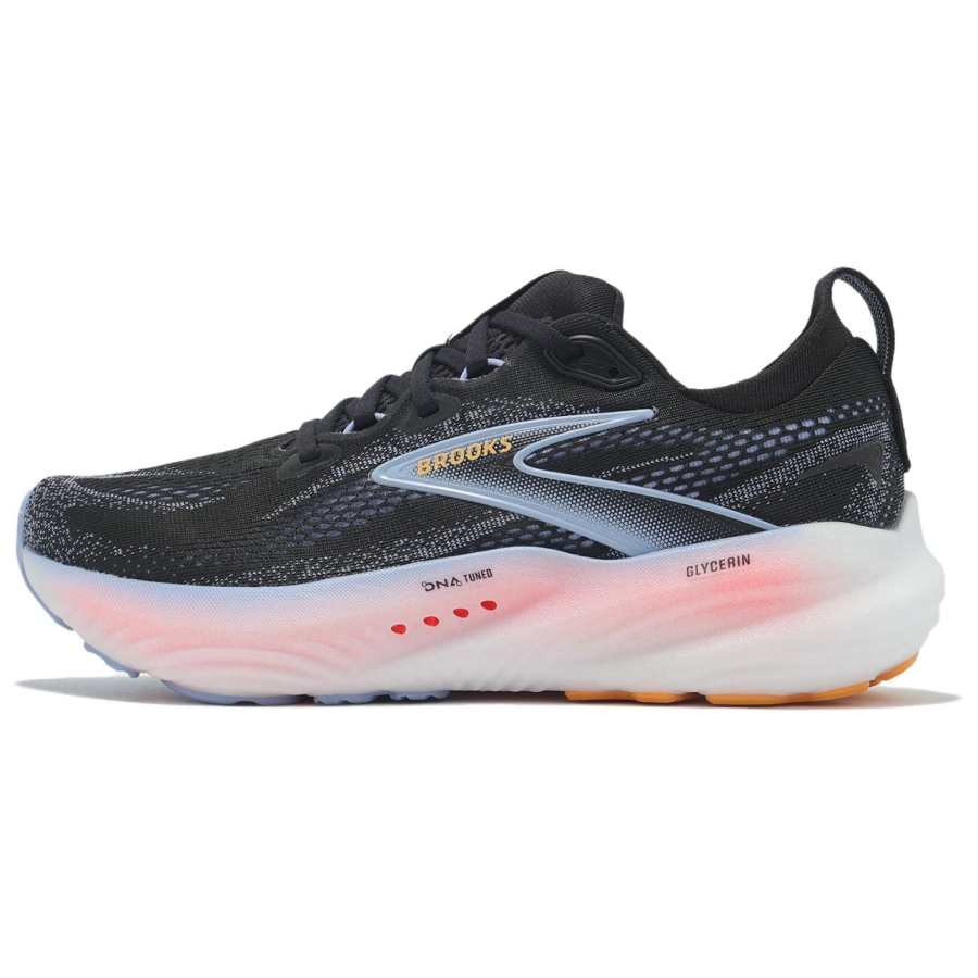 Brooks Glycerin 22 Low top Casual Running Shoes Women's Black Purple