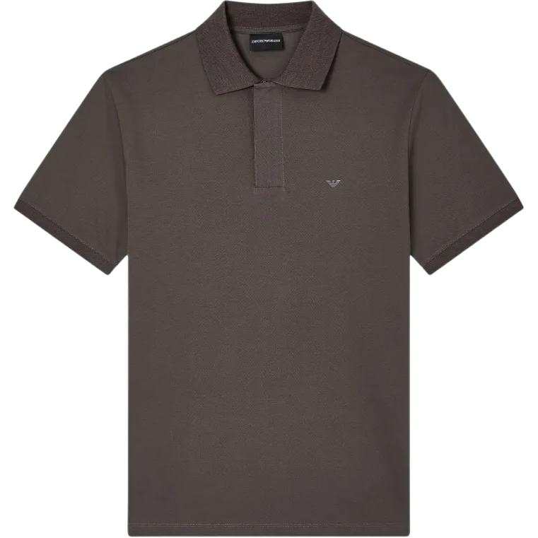 EMPORIO ARMANI Logo Patch Short Sleeved Polo Shirt