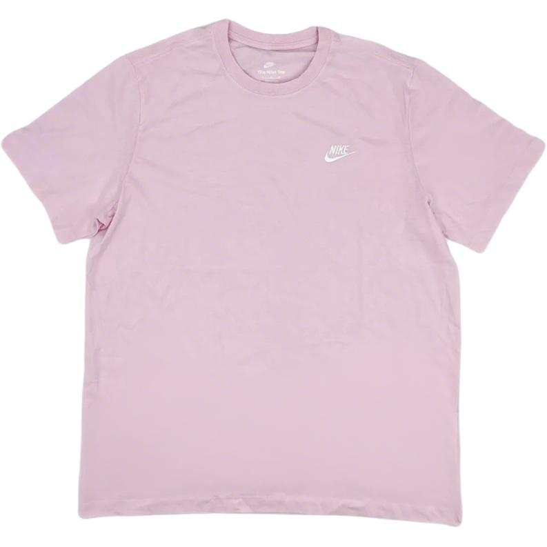 Nike Nike T Shirts Men's Pink Crew Neck Moderate Straight Fit