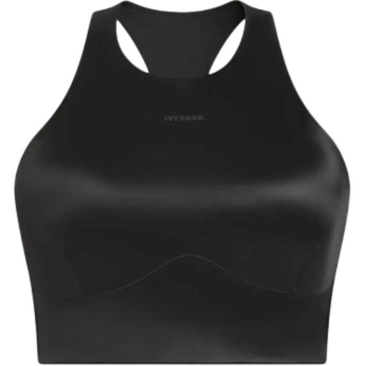 Adidas Adidas Ivy Park Shiny Razorback Bra Plus Size Black