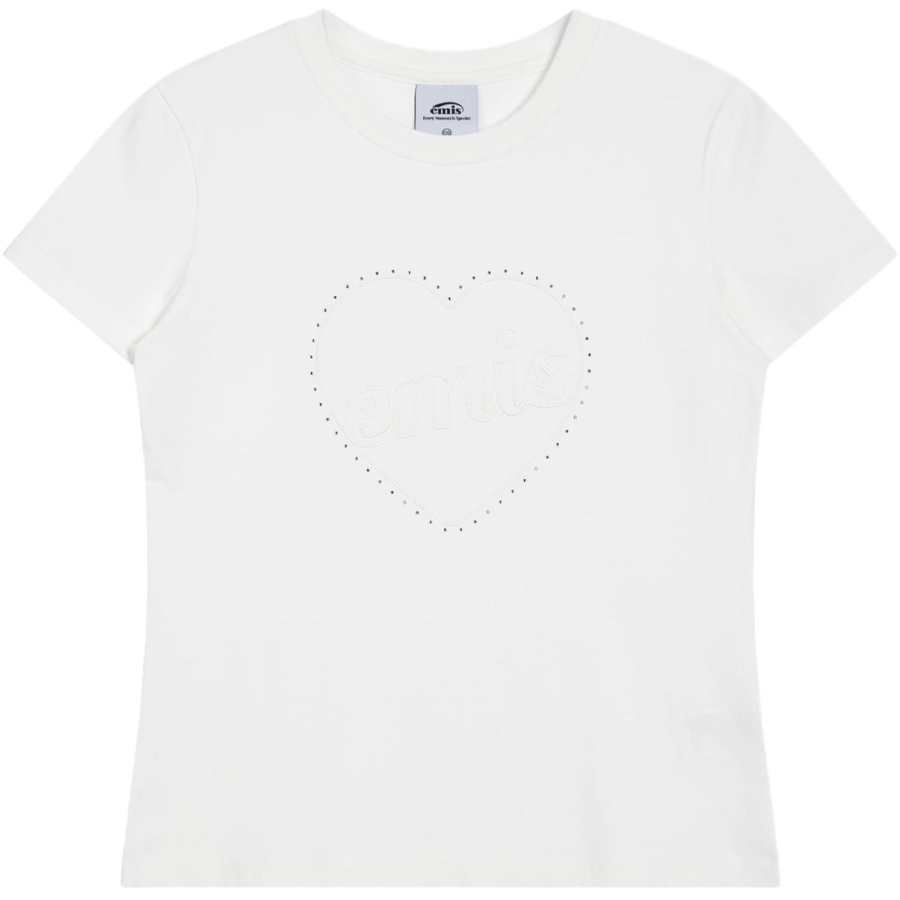 Emis T Shirts Women's White Crew Neck